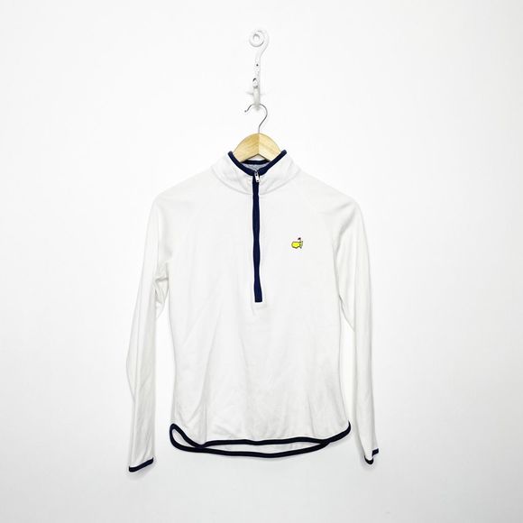 Masters Tops Masters Magnolia Lane White Performance Tech 4 Zip